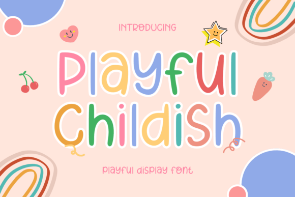 A Playful Childish Font for Makers and Handmade Sellers