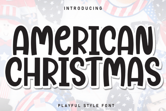 American Christmas Font: A Handwritten Display Typeface