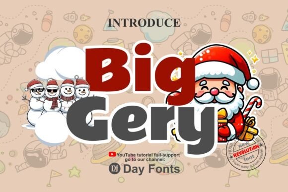 Biggery: A Bold Display Typeface for Small Business Branding