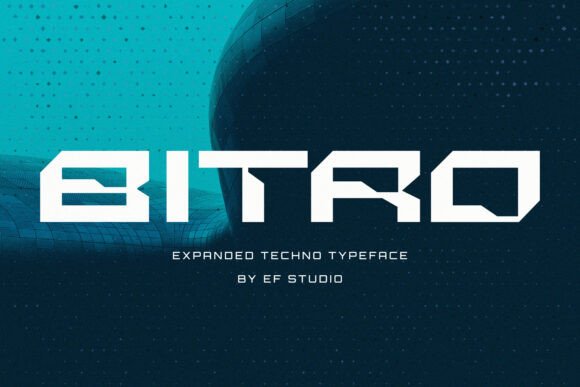 Bitro: The Futuristic Display Font for Standout Crafts