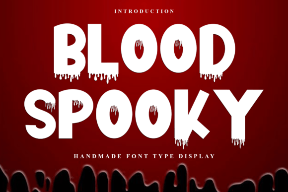 Blood Spooky Display Font for Halloween Campaigns