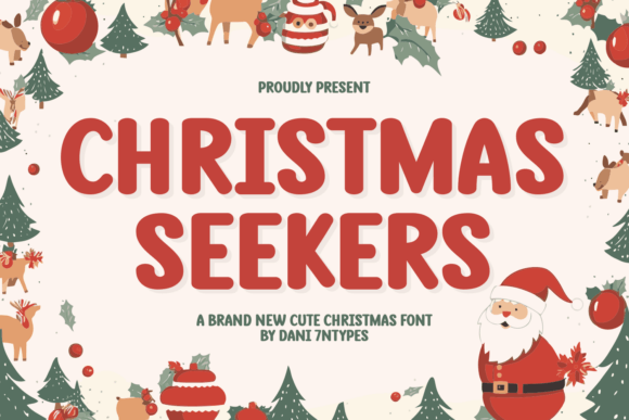 Christmas Seekers: A Bold Holiday Display Font for Editors