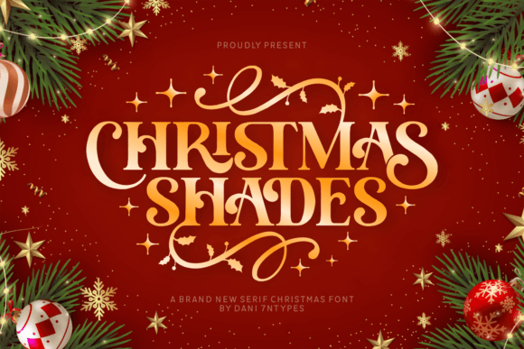 Christmas Shades Font: Elegant Typography for Holiday Campaigns