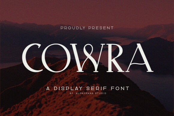 Cowra: A Display Font That Makes Your Headlines Instantly Recognizable