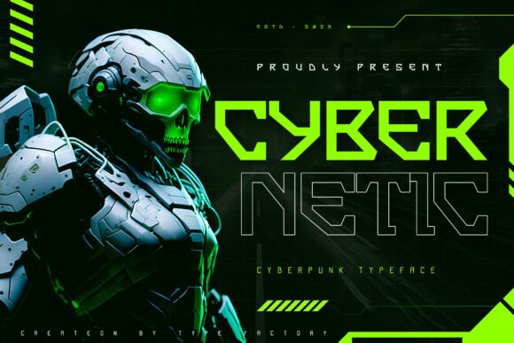 Cybernetic: A Futuristic Display Font That Elevates Your Brand