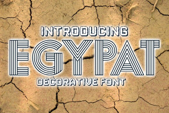 Egypat: A Handmade Maker’s Favorite Display Font