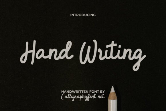 Hand Writing Font: Rounded Bold Handwritten Typeface for Web