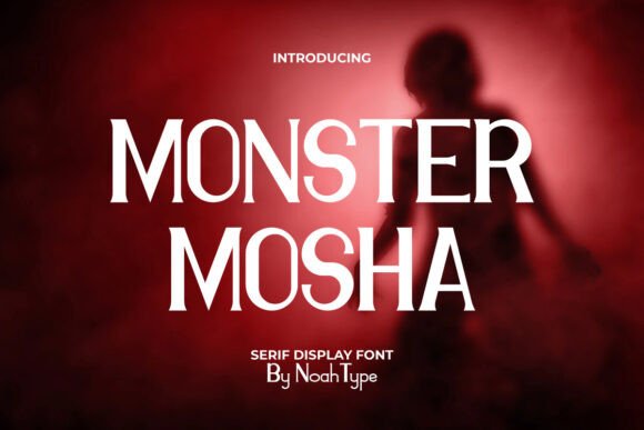 Monster Mosha: A Distinctive Serif Display Font for Editorial Impact