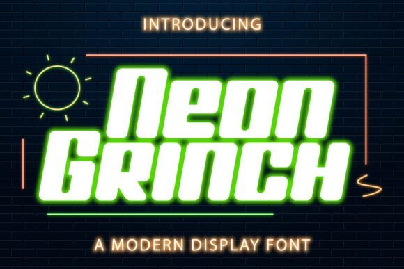 Neon Grinch: A Display Font That Delivers Whimsy Without Sacrificing Polish