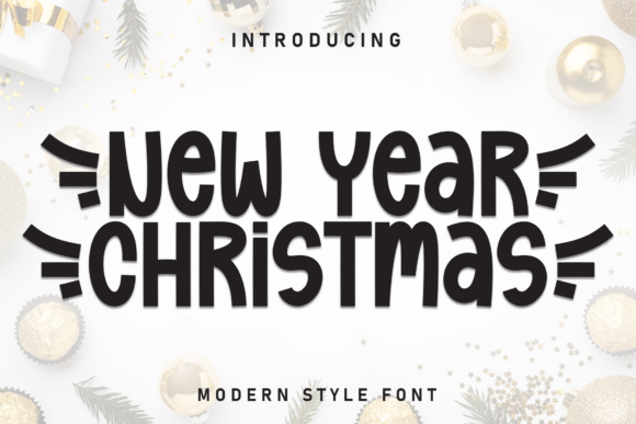 New Year Christmas: A Display Font That Feels Like a Handwritten Holiday Card