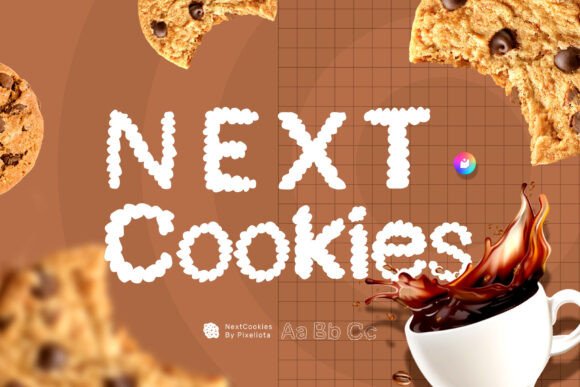 Nextcookies: A Warm Display Font for Handmade Brands