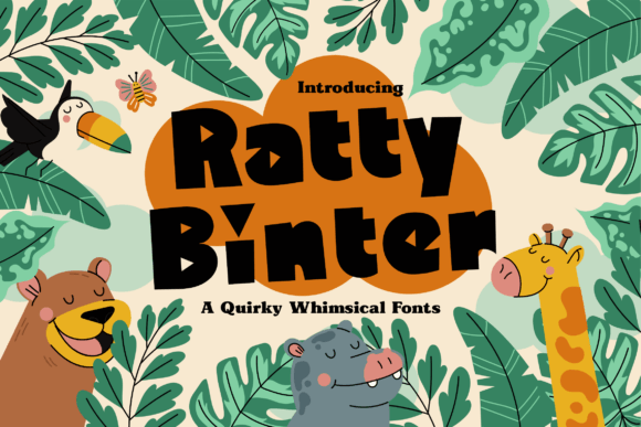 Ratty Binter: A Cheerful Font for Engaging Marketing Graphics