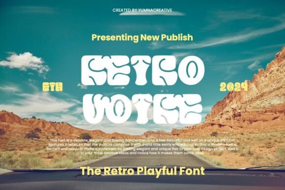 Retro Votre: A Playful Vintage Display Font