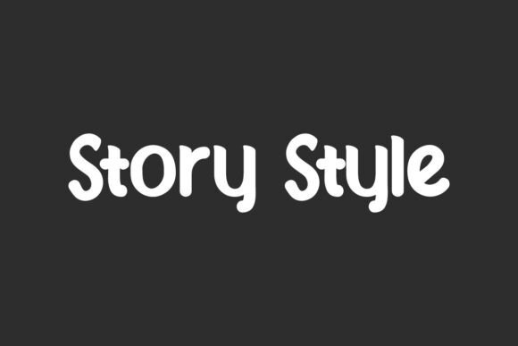 Story Style: A Playful Display Font for Campaign Designers