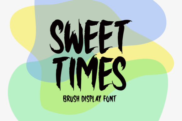 Sweet Times: A Lively Brush Font for Brand Identity Design
