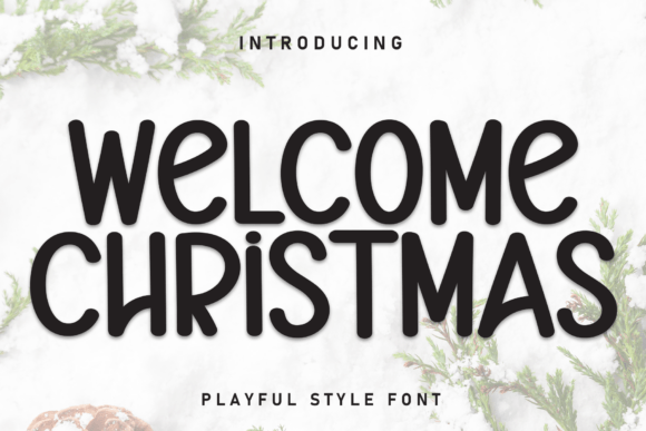 Welcome Chritsmas: A Handwritten Display Font That Converts