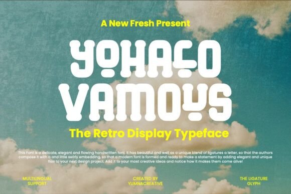 Yohalo Vamous: The Editorial Display Font with Vintage Charm